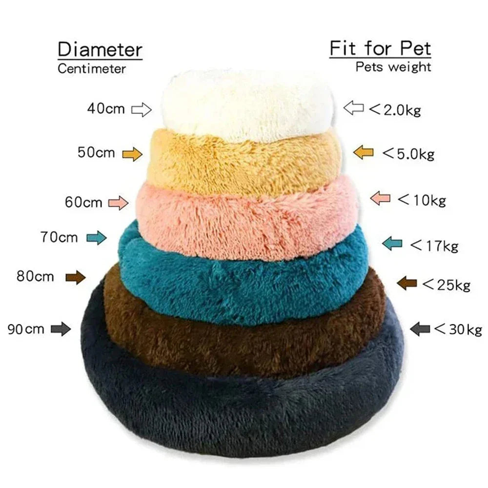 Cozy Round Pet Bed